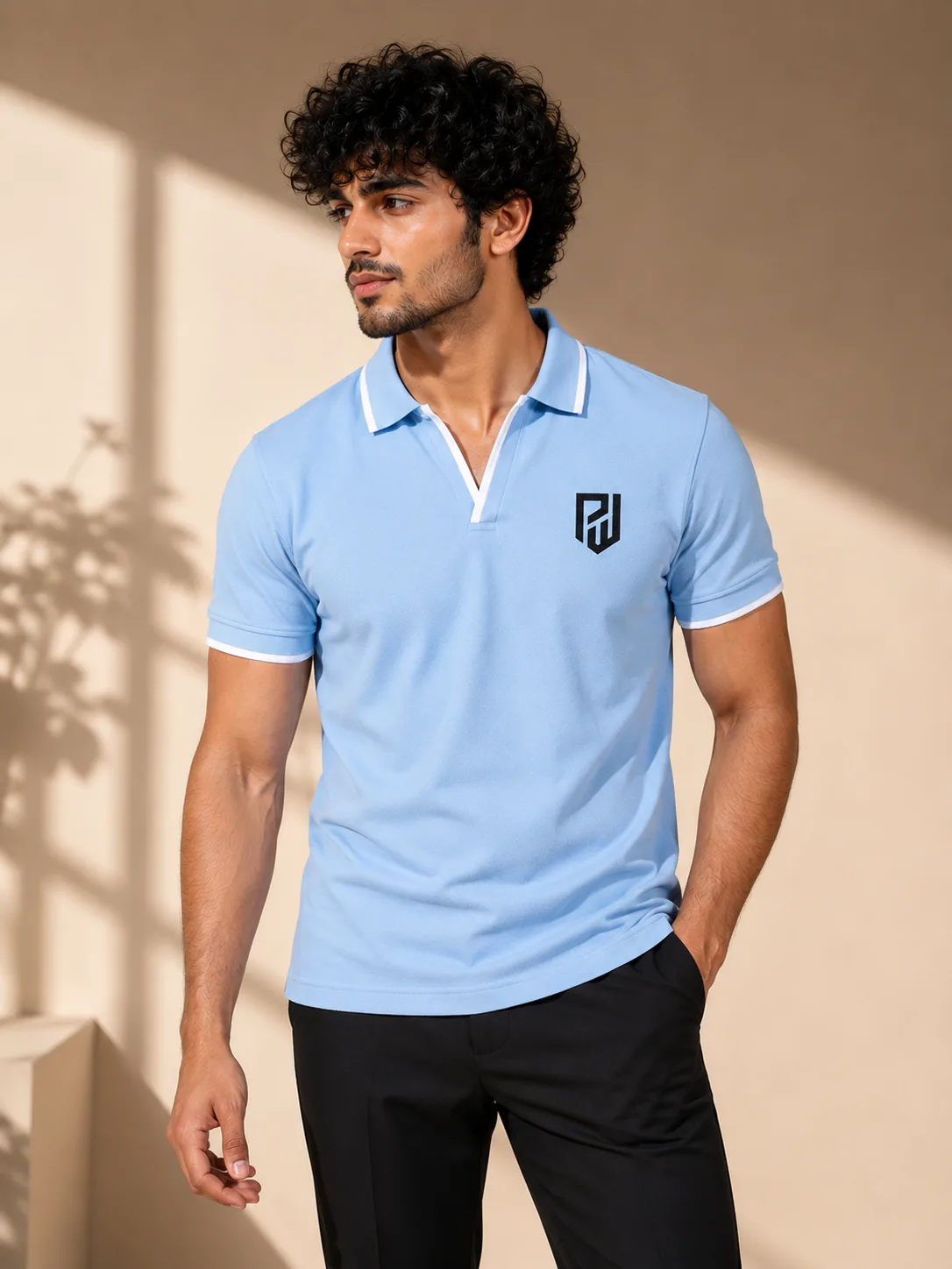 Johnny collar Shirts